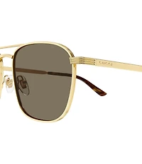 Gucci Men's New Light 54mm Square Sunglasses