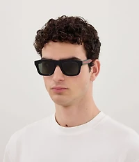 Gucci Men's New Pop Web 52mm Square Sunglasses