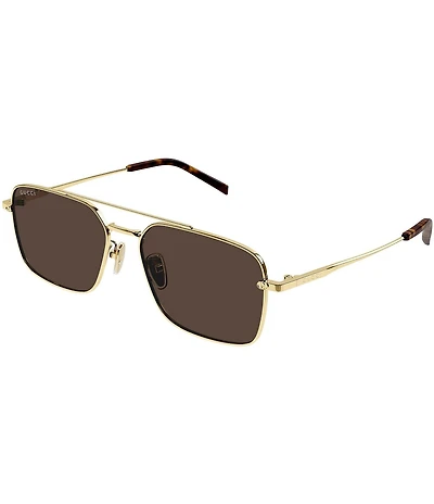 Gucci Men's Petite GG 58mm Navigator Sunglasses