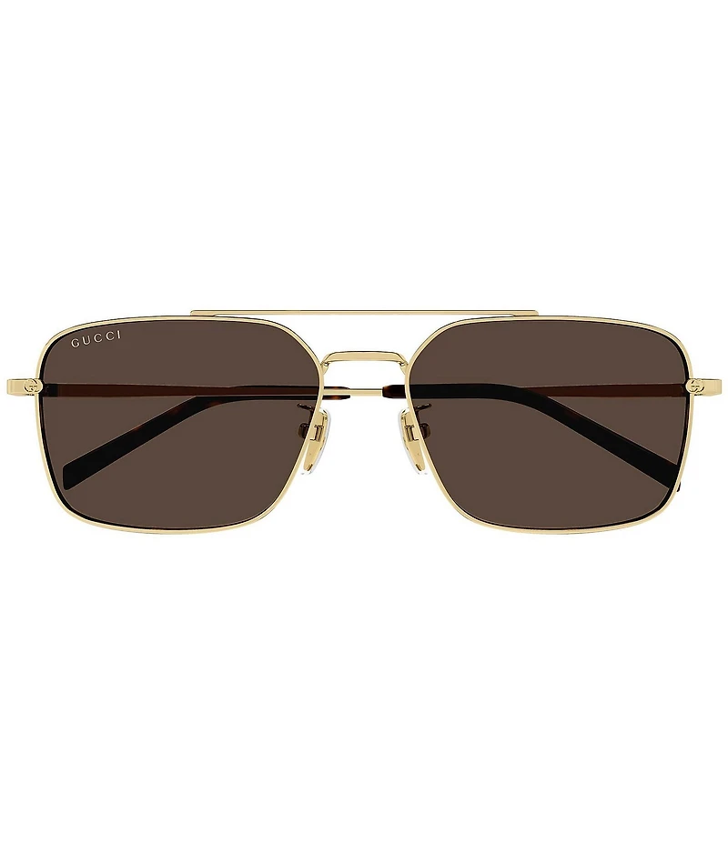Gucci Men's Petite GG 58mm Navigator Sunglasses