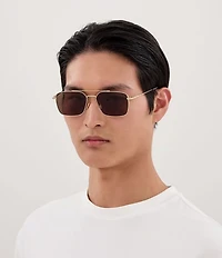Gucci Men's Petite GG 58mm Navigator Sunglasses