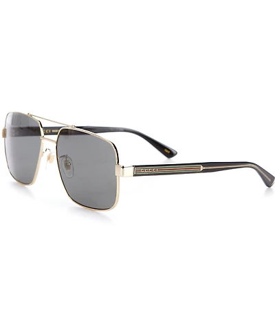 Gucci Men's Pilot 60mm Sunglasses
