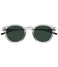 Gucci Men's Web 49mm Round Sunglasses