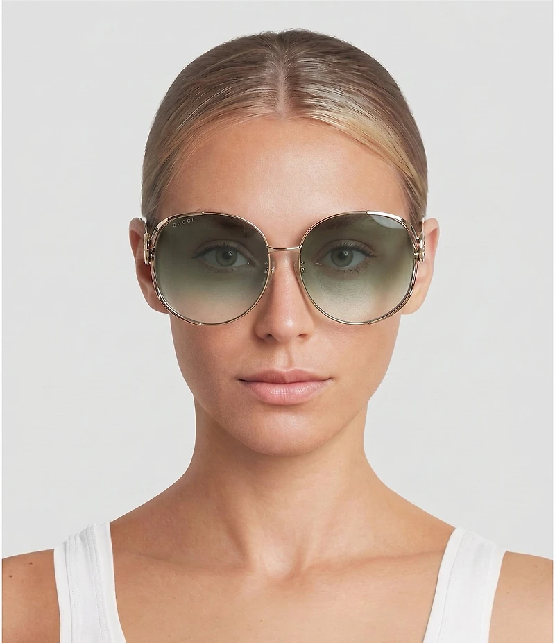 Gucci Women's Rounded Sunglasses