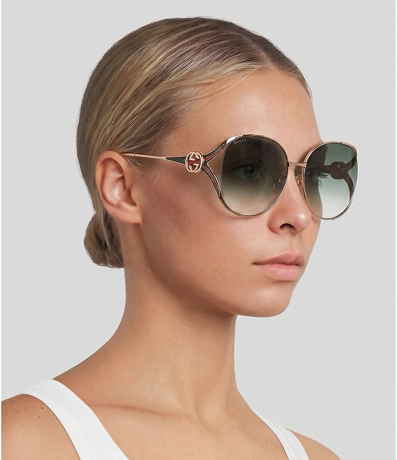 Gucci Women's Rounded Sunglasses