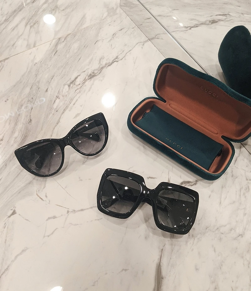 Gucci GG0053SN Square Statement Sunglasses