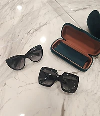 Gucci GG0053SN Square Statement Sunglasses