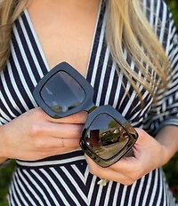 Gucci GG0053SN Square Statement Sunglasses