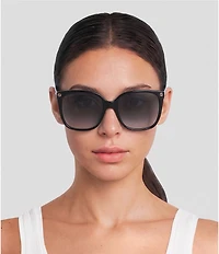 Gucci Women's Square Gradient Lens Sunglasses