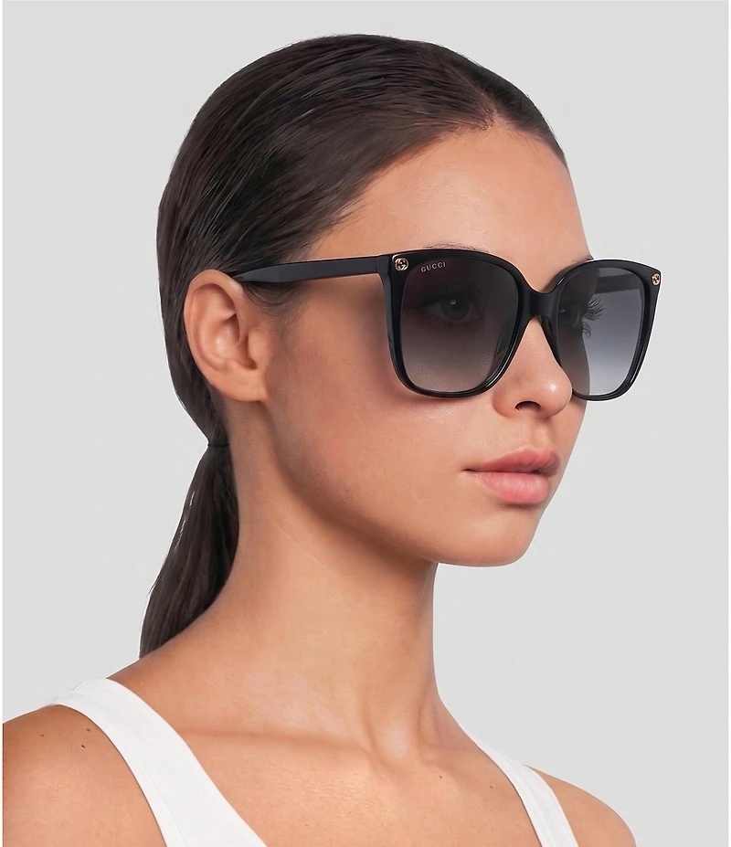 Gucci Women's Square Gradient Lens Sunglasses