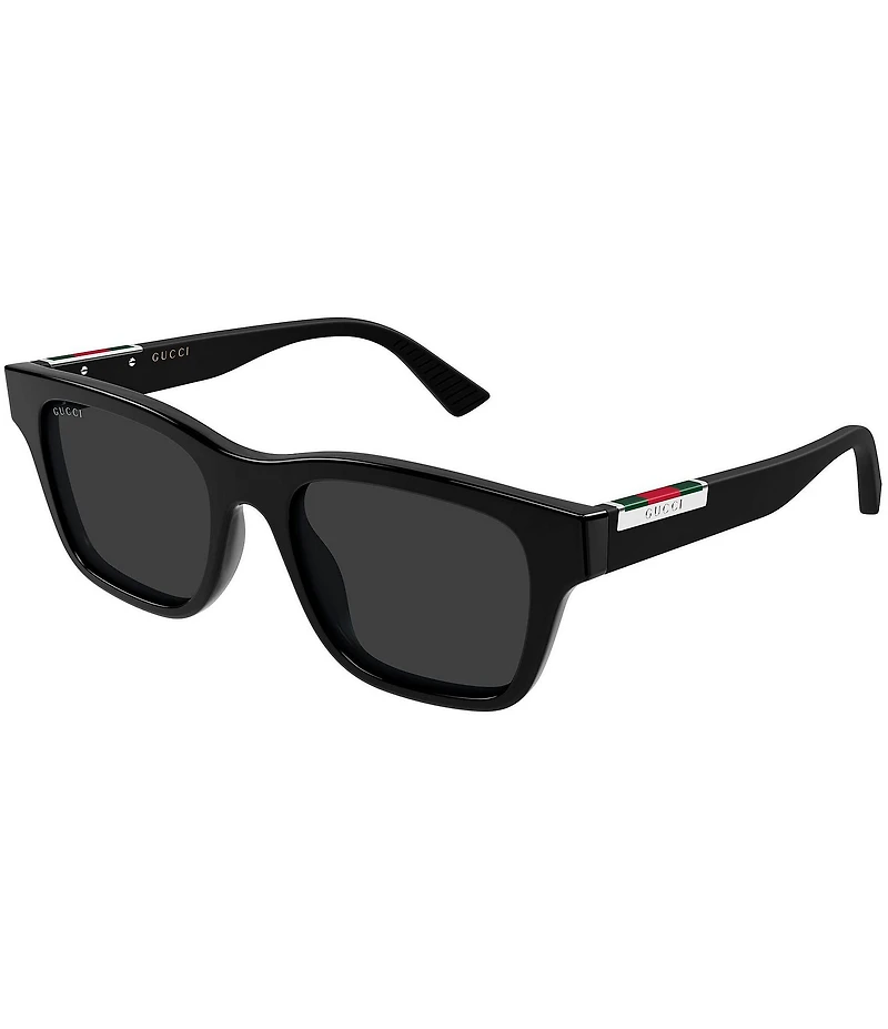 Gucci Subtle Web Sporty 52mm Square Sunglasses