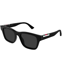 Gucci Subtle Web Sporty 52mm Square Sunglasses