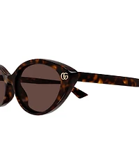 Gucci Women's Double G 54mm GG2110S Cat Eye Sunglasses