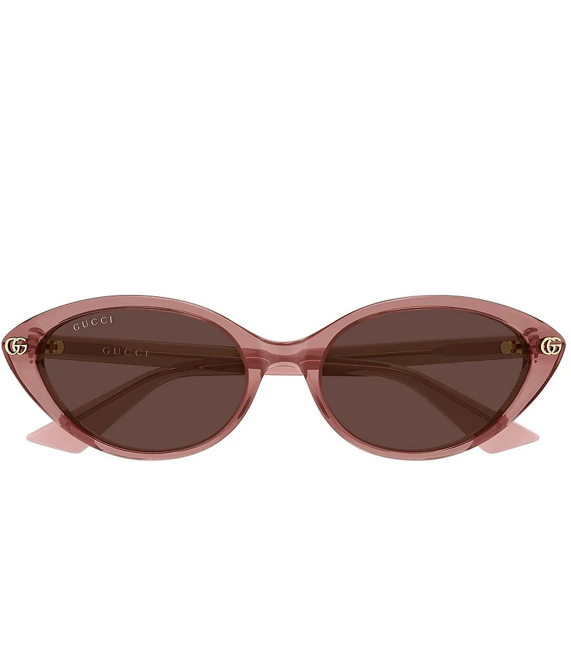 Gucci Women's Double G 54mm GG2110S Retro Cat Eye Sunglasses