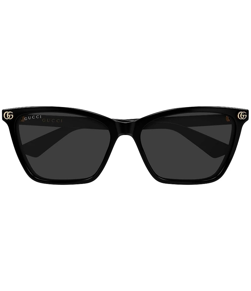 Gucci Women's Double G 56mm Cat Eye Sunglasses