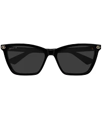 Gucci Women's Double G 56mm Cat Eye Sunglasses