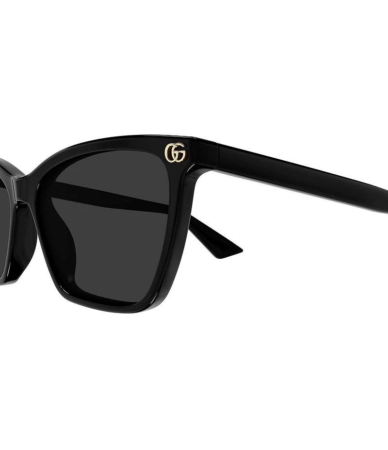 Gucci Women's Double G 56mm Cat Eye Sunglasses