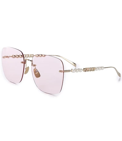 Gucci Women's Fashion Show 63mm Square Sunglasses