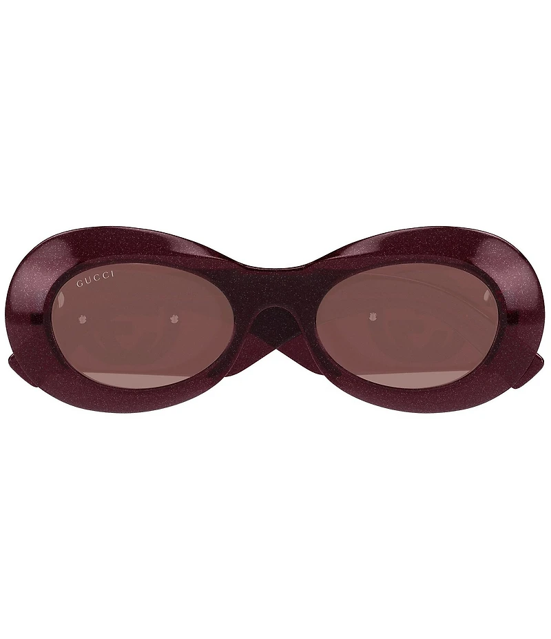Gucci Fifth Avenue 51mm Oval Statement Sunglasses
