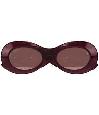 Gucci Fifth Avenue 51mm Oval Statement Sunglasses