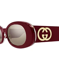 Gucci Women's Fluo 52mm Oval Sunglasses