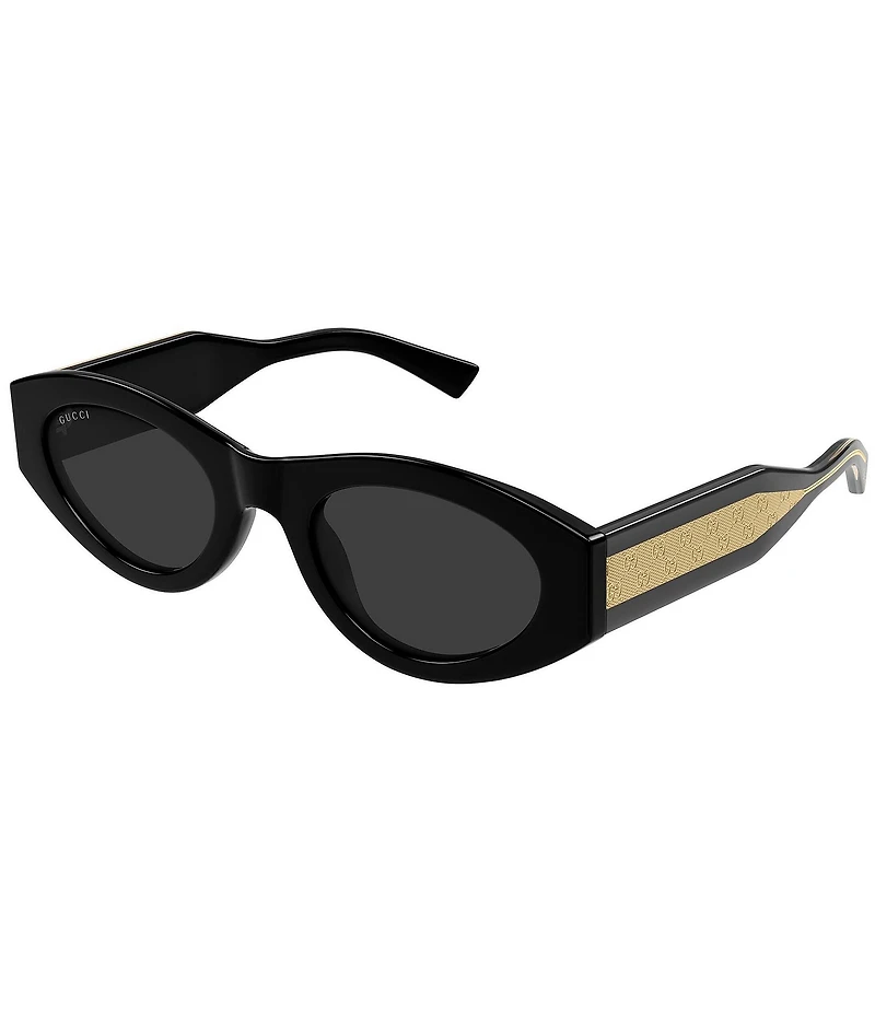 Gucci Women's G Monogram Wirecore 52mm Oval Sunglasses