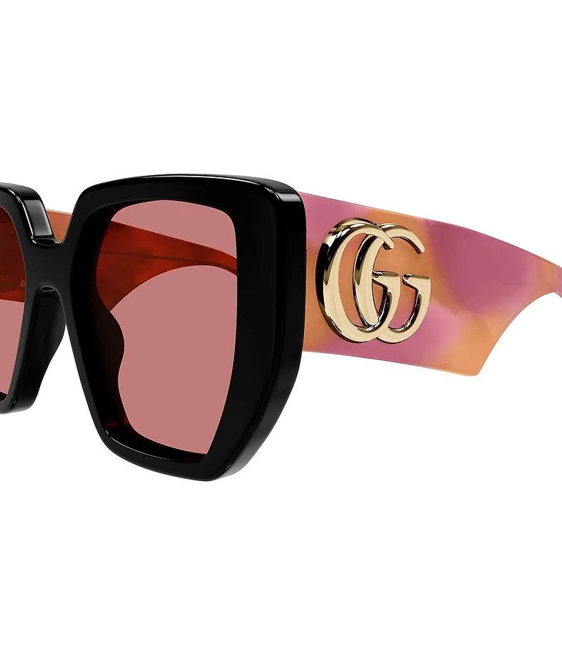 Gucci Women's Generation 54mm Havana Square Sunglasses