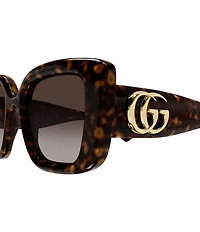 Gucci Women's GG Bag 50mm Butterfly Sunglasses