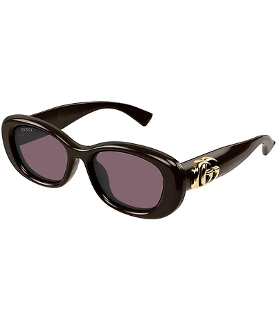 Gucci Women's GG Bag 53mm Oval Sunglasses