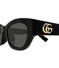 Gucci Women's GG Extruded 53mm Cat Eye Sunglasses