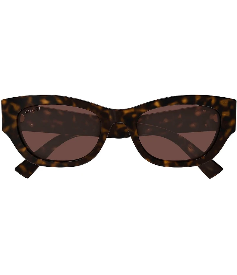Gucci Women's GG Extruded 53mm Cat Eye Sunglasses