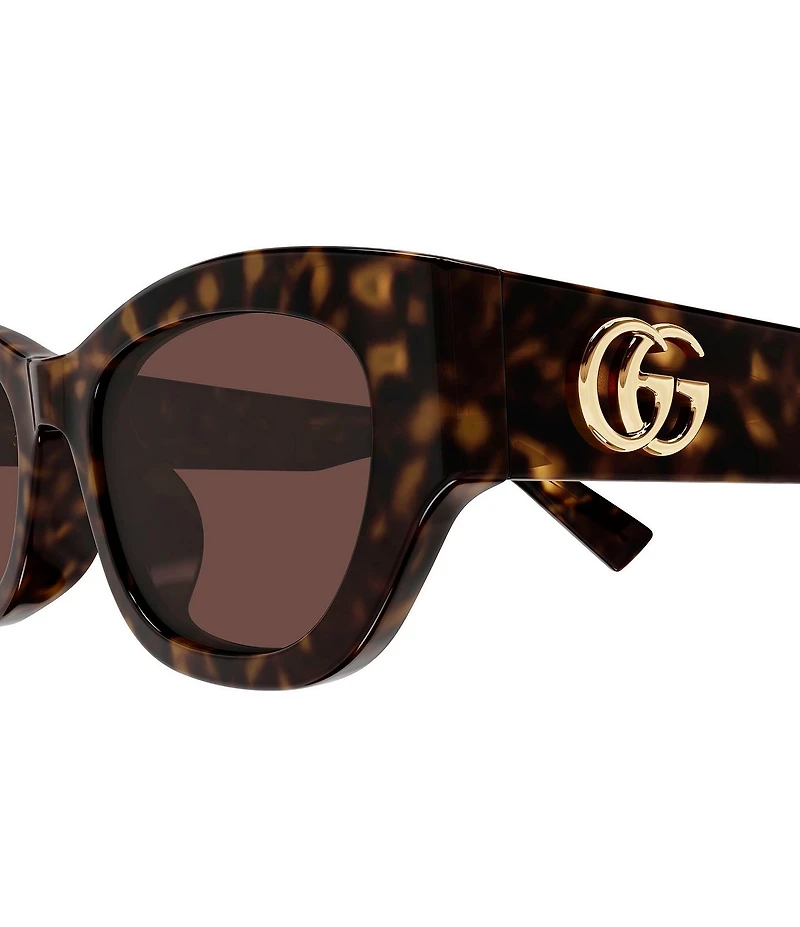 Gucci Women's GG Extruded 53mm Cat Eye Sunglasses
