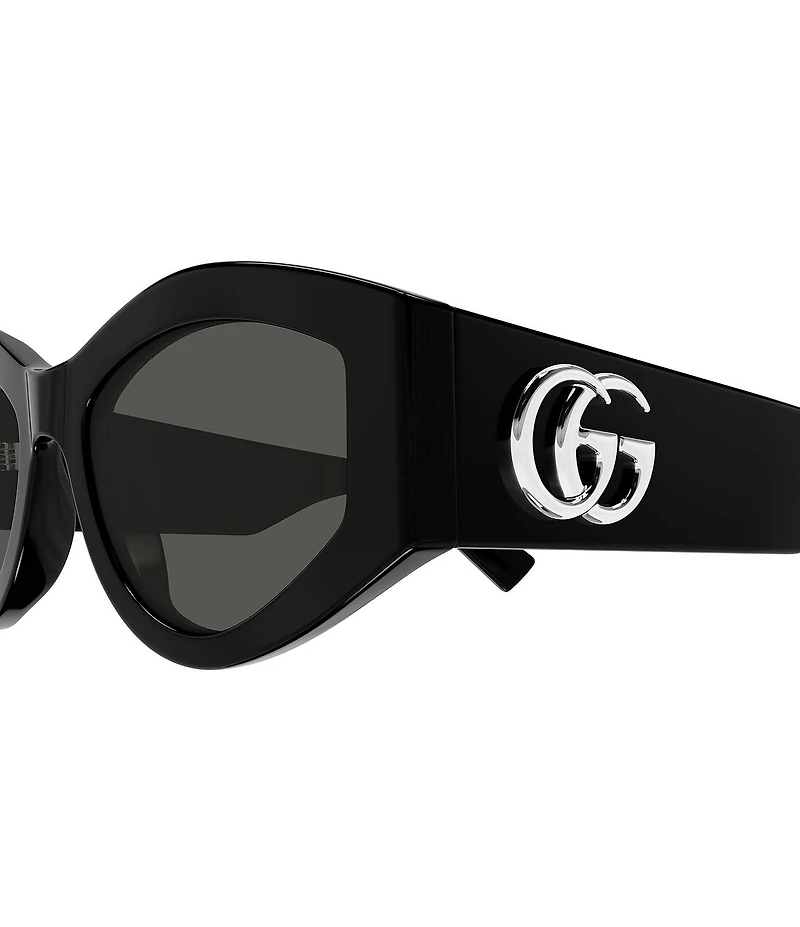 Gucci Women's GG Extruded 53mm Cat Eye Sunglasses