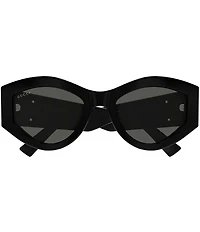 Gucci Women's GG Extruded 53mm Cat Eye Sunglasses