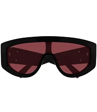 Gucci Women's GG Extruded 99mm Shield Sunglasses
