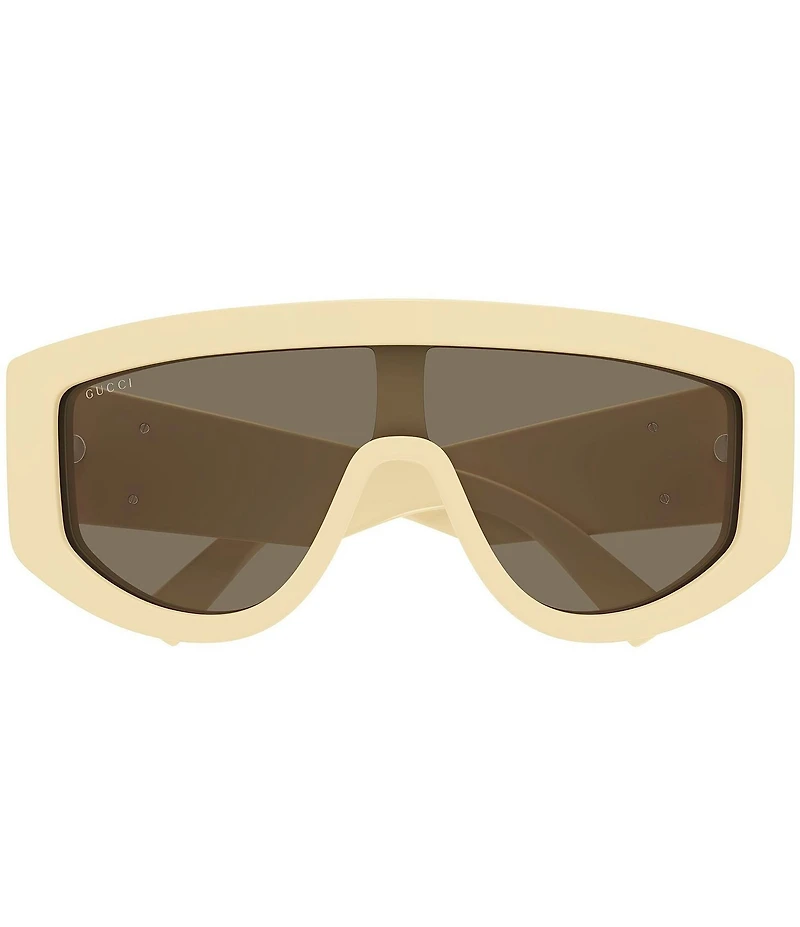 Gucci Women's GG Extruded 99mm Shield Sunglasses