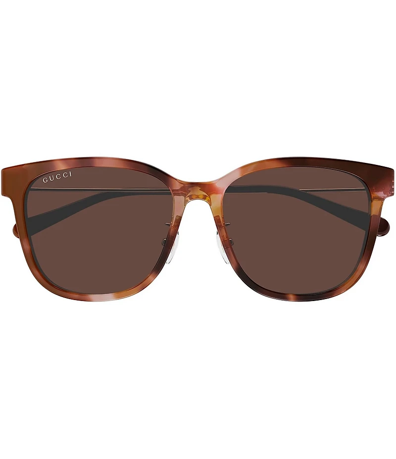Gucci Women's GG Logo 56mm Havana Round Sunglasses