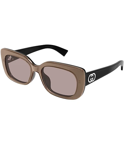Gucci Women's GG Muse 55mm Bilayer Rectangle Sunglasses