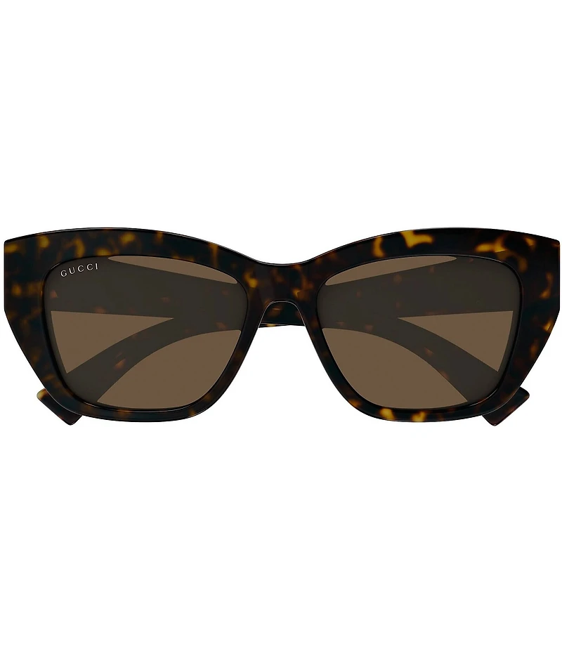 Gucci Women's GG Muse Havana 55mm Cat Eye Sunglasses