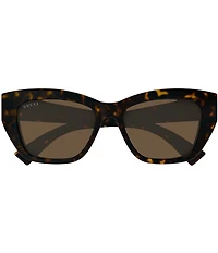 Gucci Women's GG Muse Havana 55mm Cat Eye Sunglasses