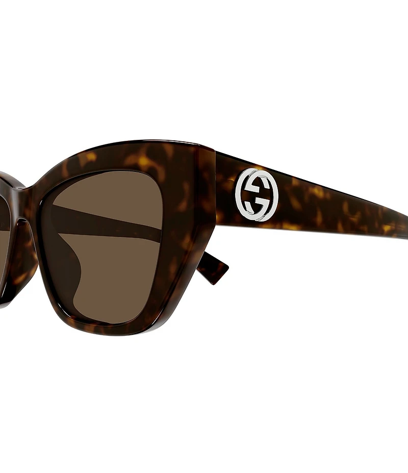 Gucci Women's GG Muse Havana 55mm Cat Eye Sunglasses