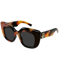 Gucci Women's GG Softy 50mm Butterfly Sunglasses