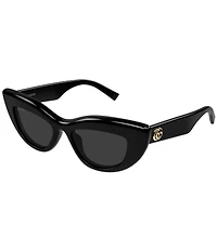 Gucci Women's GG Softy 50mm Retro Cat Eye Sunglasses