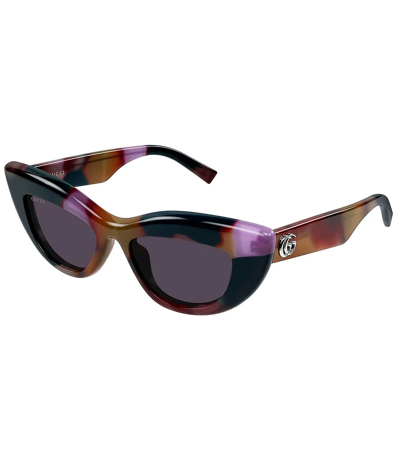 Gucci Women's GG Softy 50mm Retro Cat Eye Sunglasses