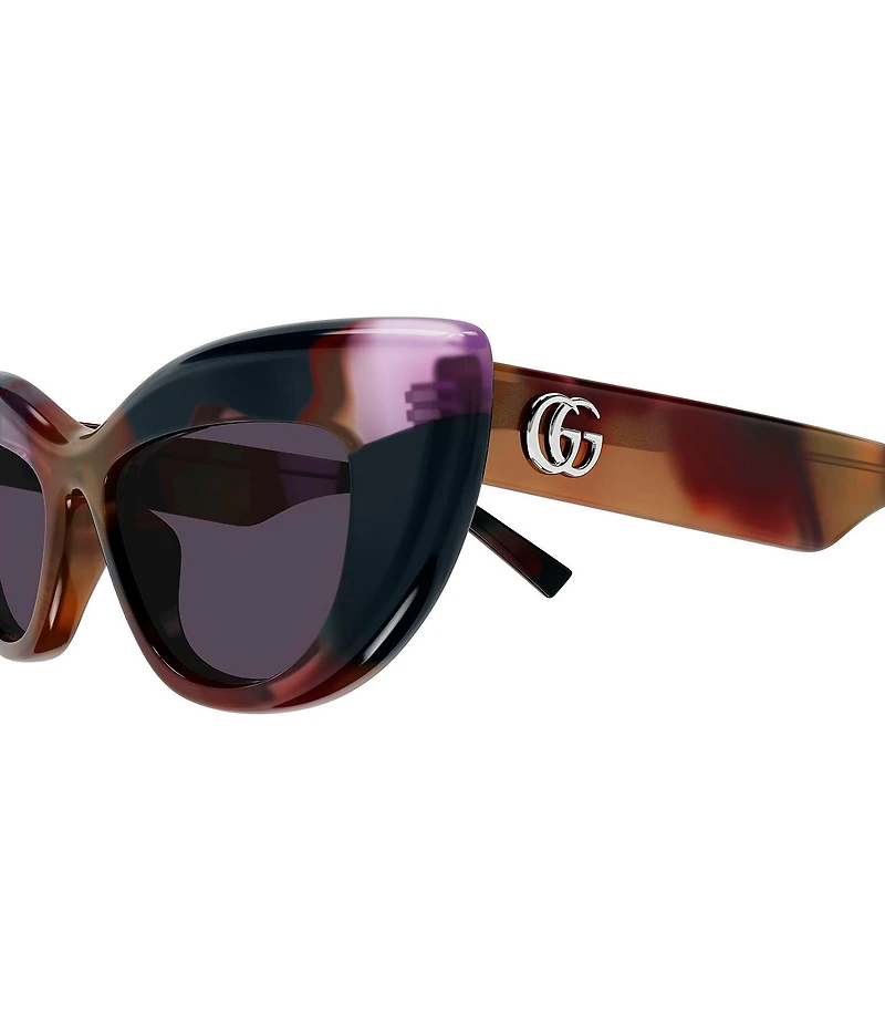 Gucci Women's GG Softy 50mm Retro Cat Eye Sunglasses