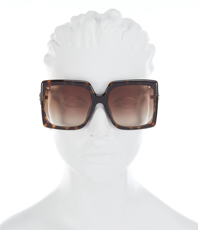 Gucci Women's Gg0876sa Rectangular 59mm Sunglasses