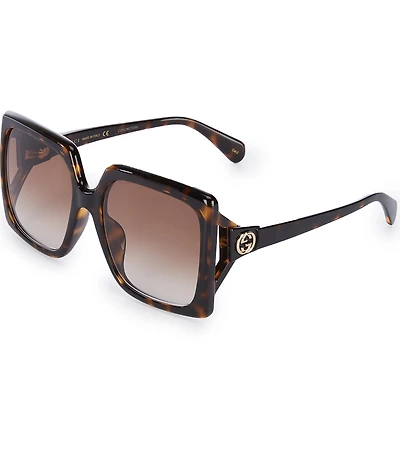 Gucci Women's Gg0876sa Rectangular 59mm Sunglasses