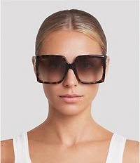 Gucci Women's Gg0876sa Rectangular 59mm Sunglasses