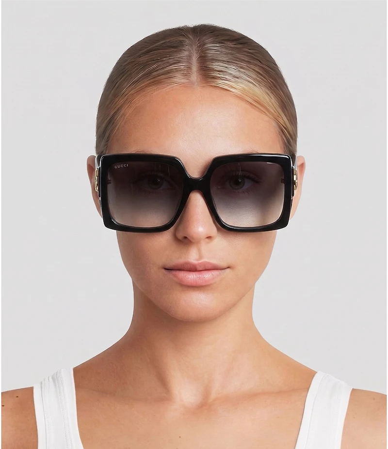 Gucci Women's Gg0876sa Rectangular 59mm Sunglasses