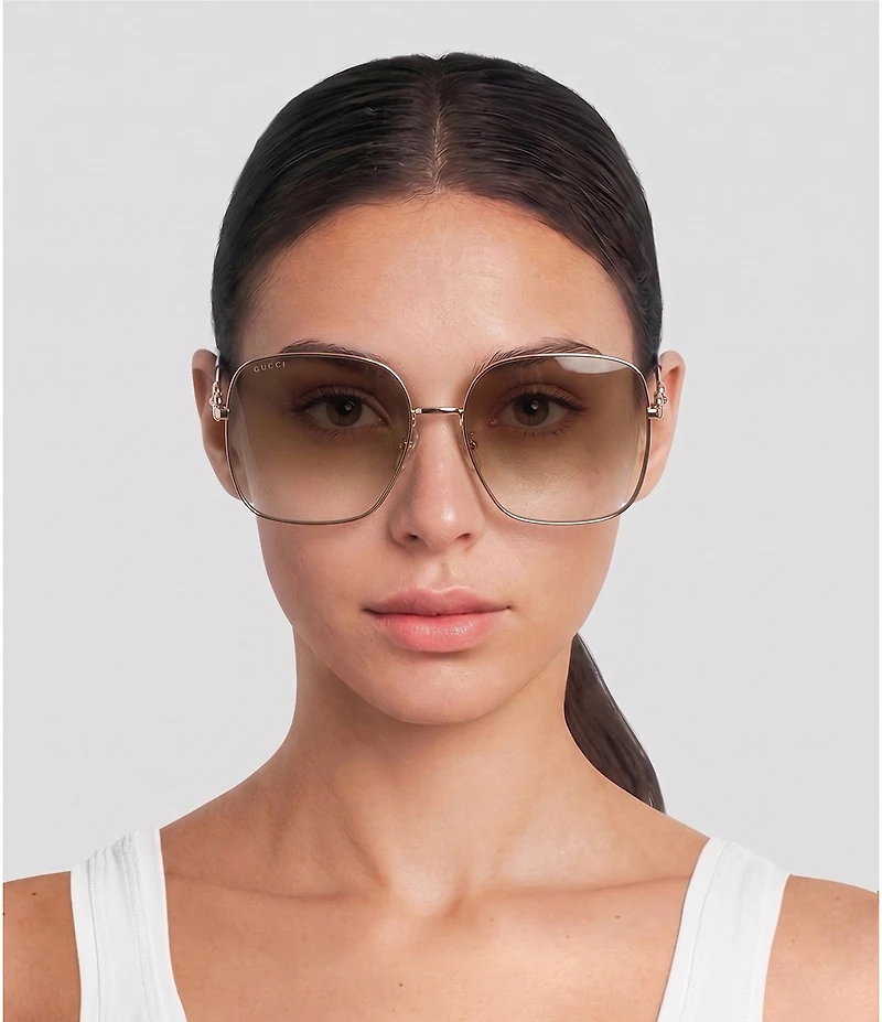 Gucci Women's GG0879S Square 61mm Sunglasses